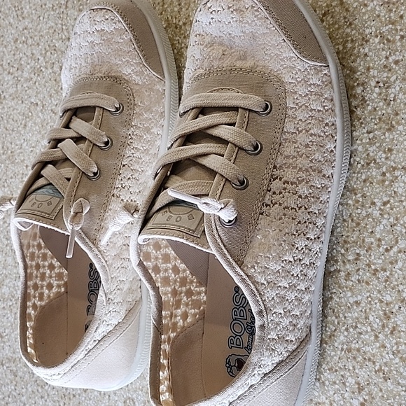 Women's Skechers Bob's B Cute Slip-on Woven Wishes Size 7 - Picture 4 of 10